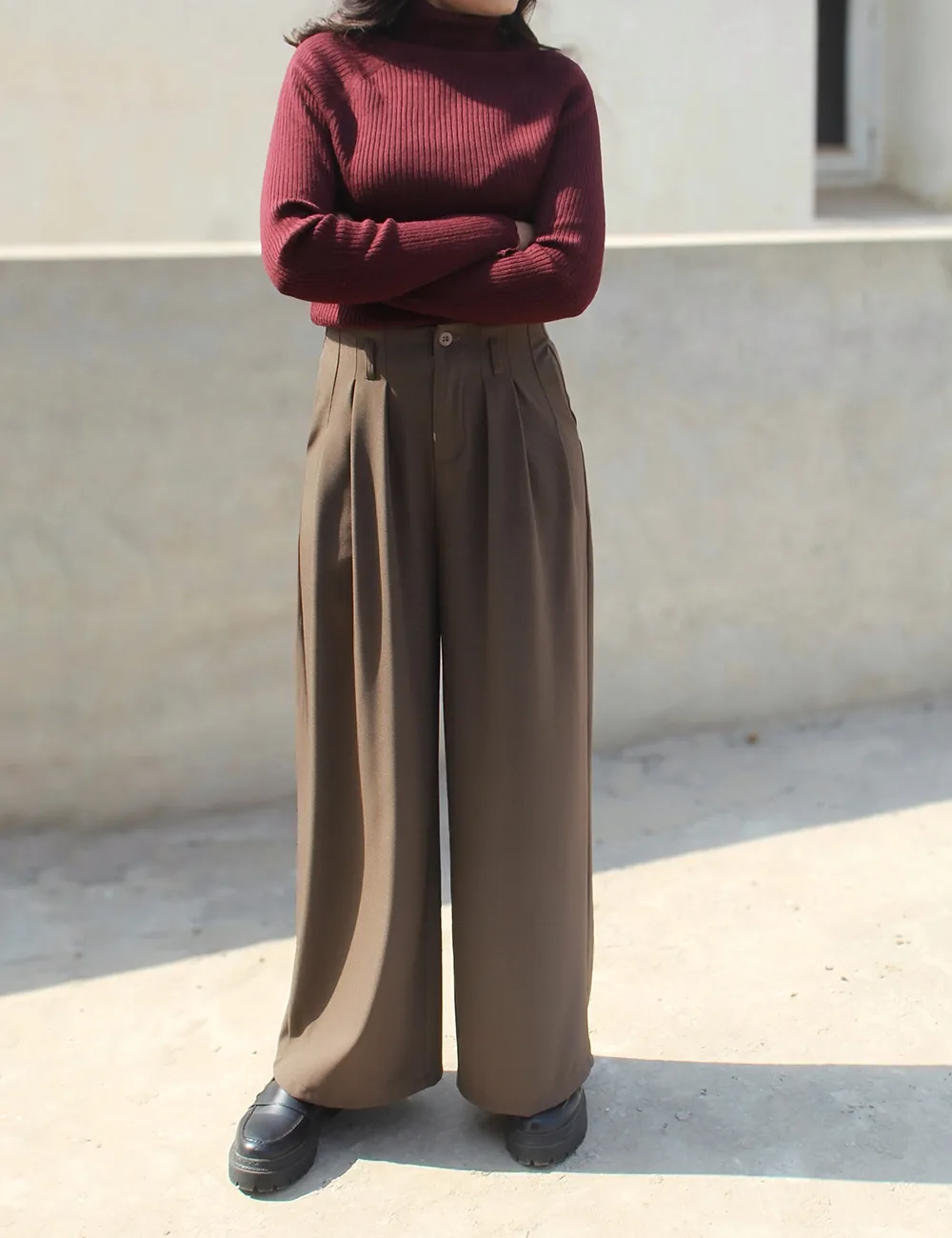 Caramel Drape Pant